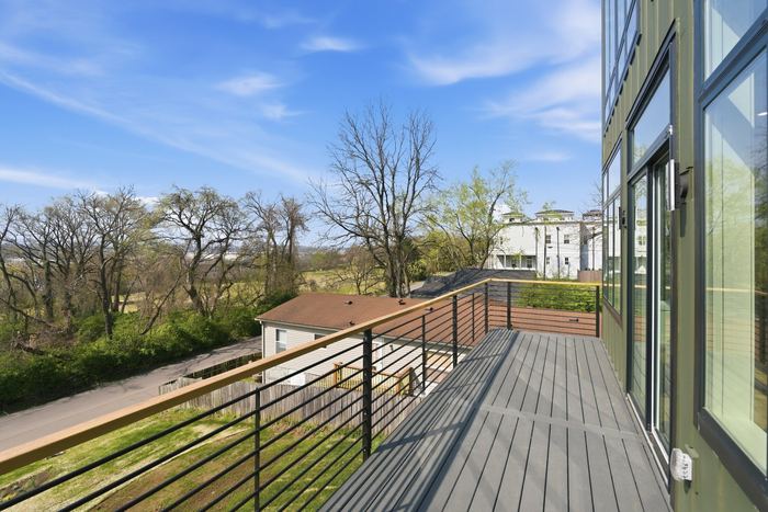 Exterior balcony view